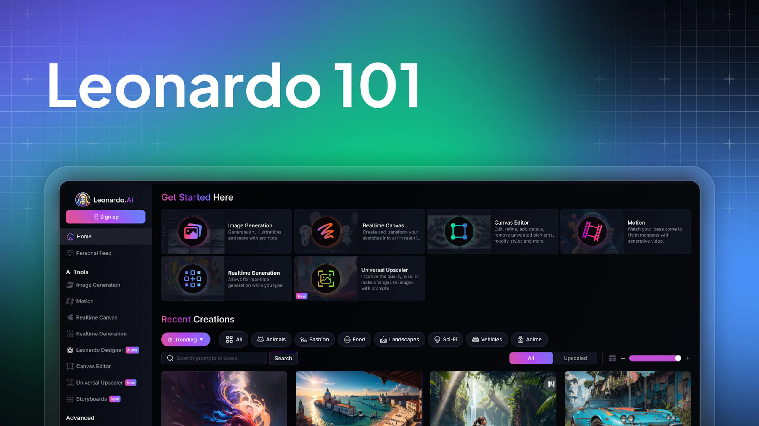 Leonardo 101: Welcome to Leonardo.Ai