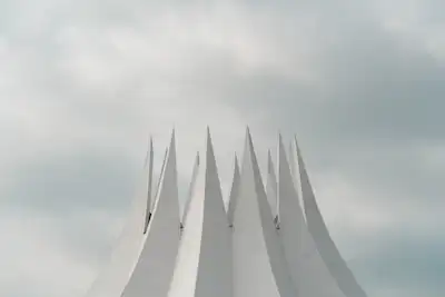The roof of Tempodrom in Berlin.