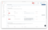 The Mailgun UI showing the DNS to configure to use a sending domain.