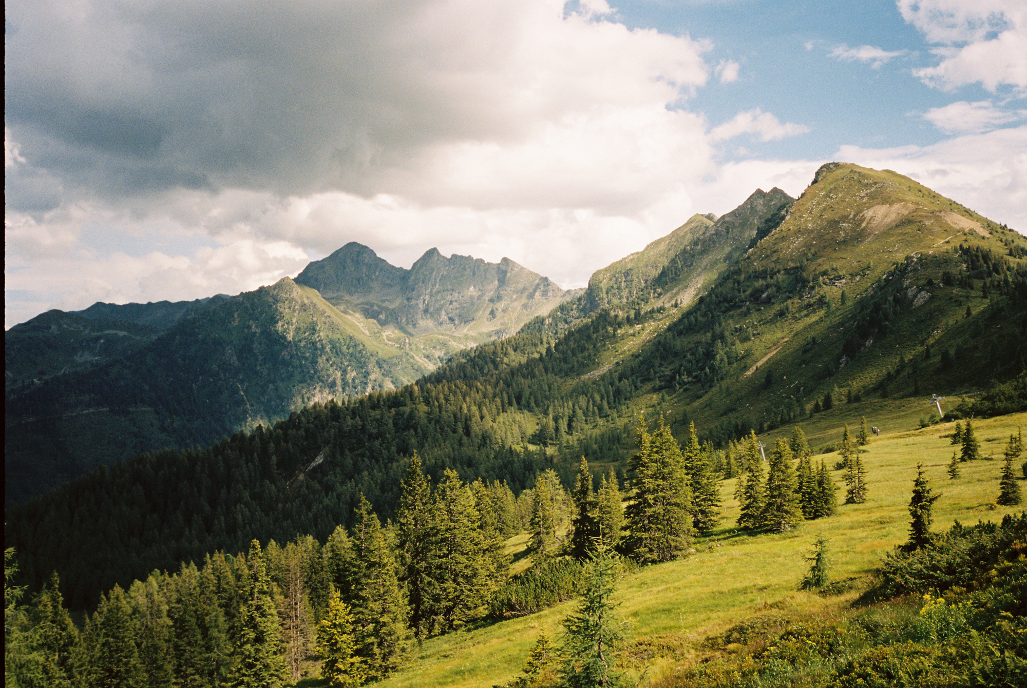 Mountain landscape in Austria.