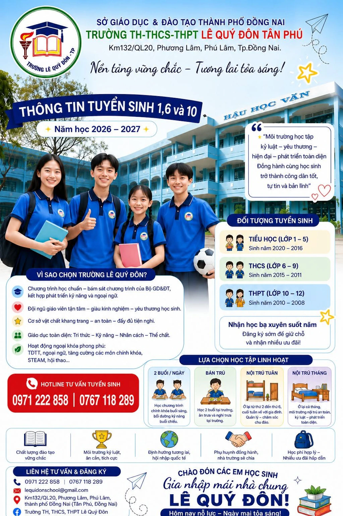 Lê Quý Đôn - tuyển sinh - 20262027