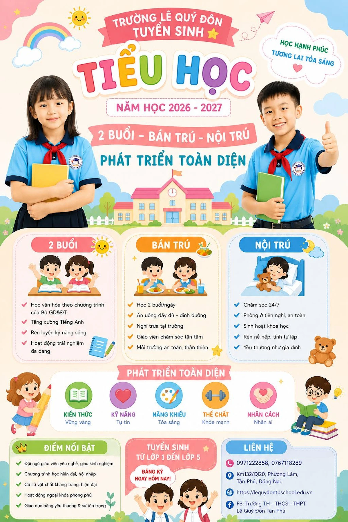 Lê Quý Đôn - tuyển sinh - tiểu học - 20262027