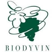 Logo Biodyvin présent sur les bouteilles de vin issues de ce type d'agriculture