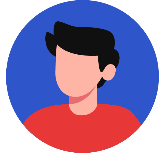 Icone d'un homme brun.