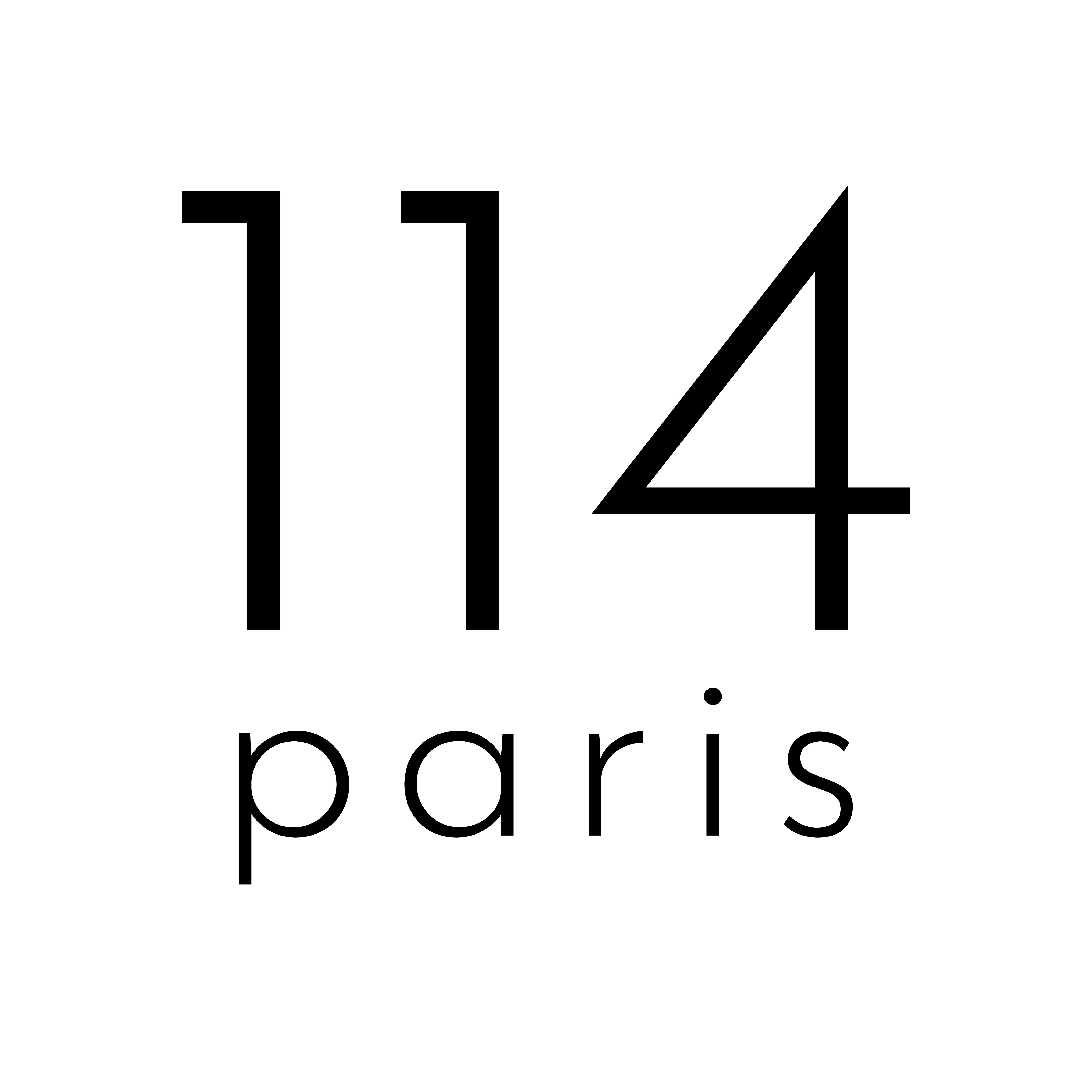 Toutes les étapes de fabrication de 114 Paris des articles de maroquinerie sont faites à la main garantissant leur longévité. 