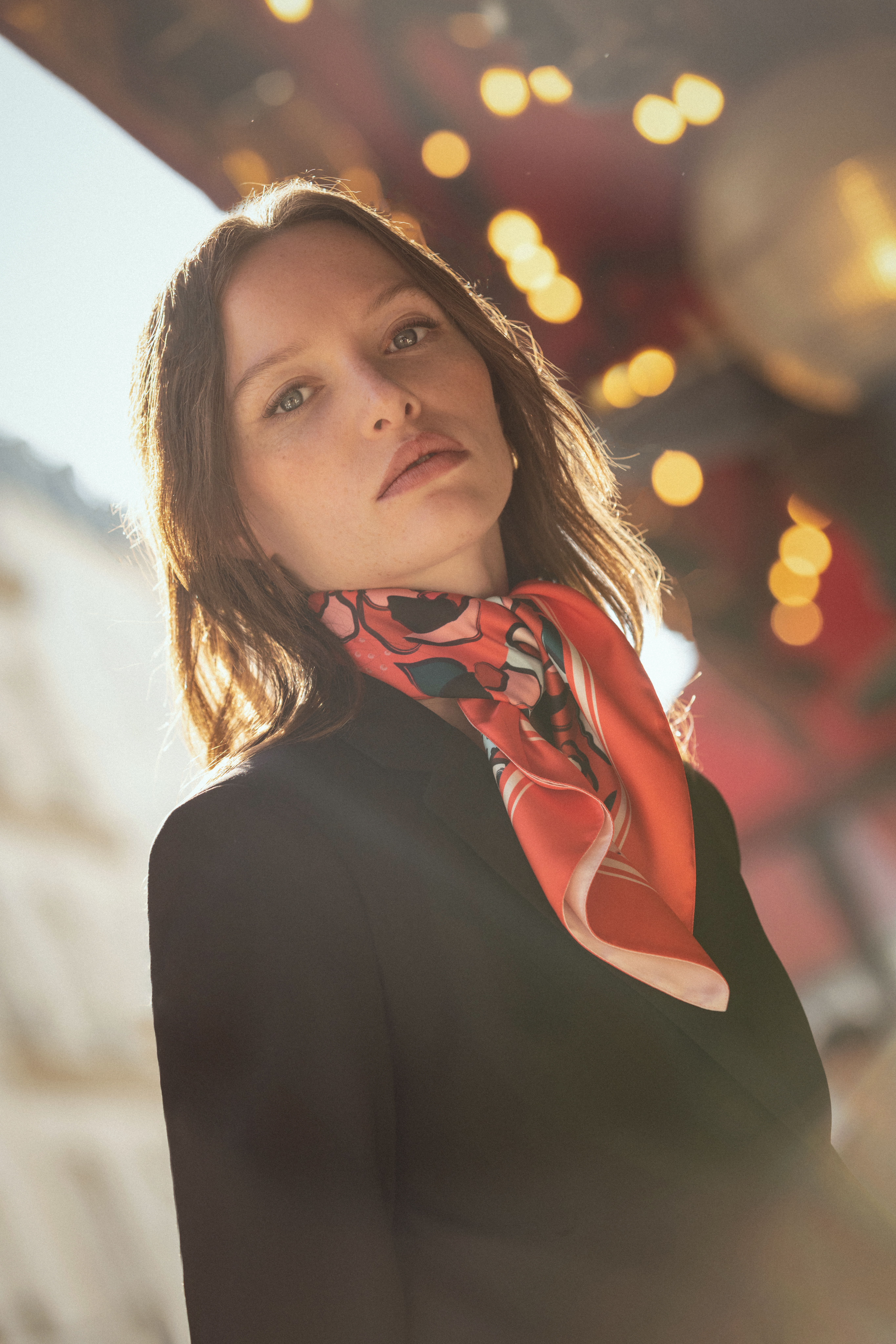 Hermès Silk Twill Foulard/Scarf 'Minerals', 1959 For Sale at