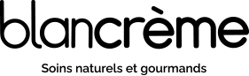 Logo entreprise Blancrème, la marque de soins du corps et visages made in Normandie.