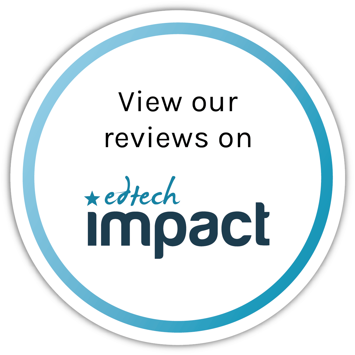 edtech impact reviews badge