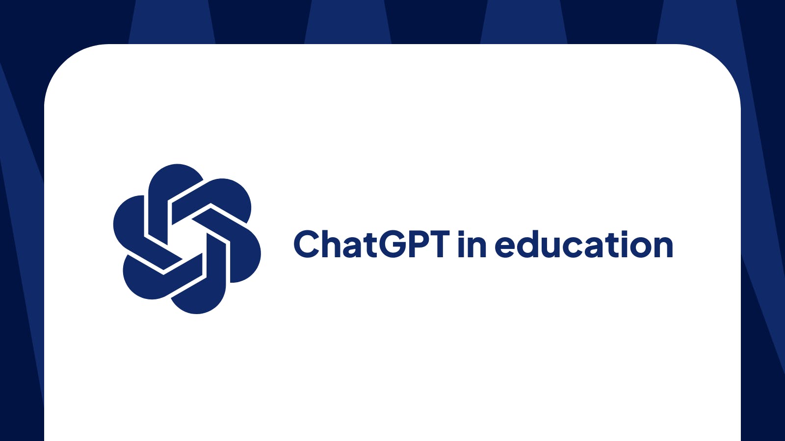 cover image chatgpt in education