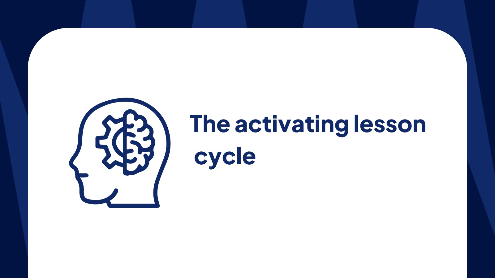 Cover image blog_ The activating lesson cycle