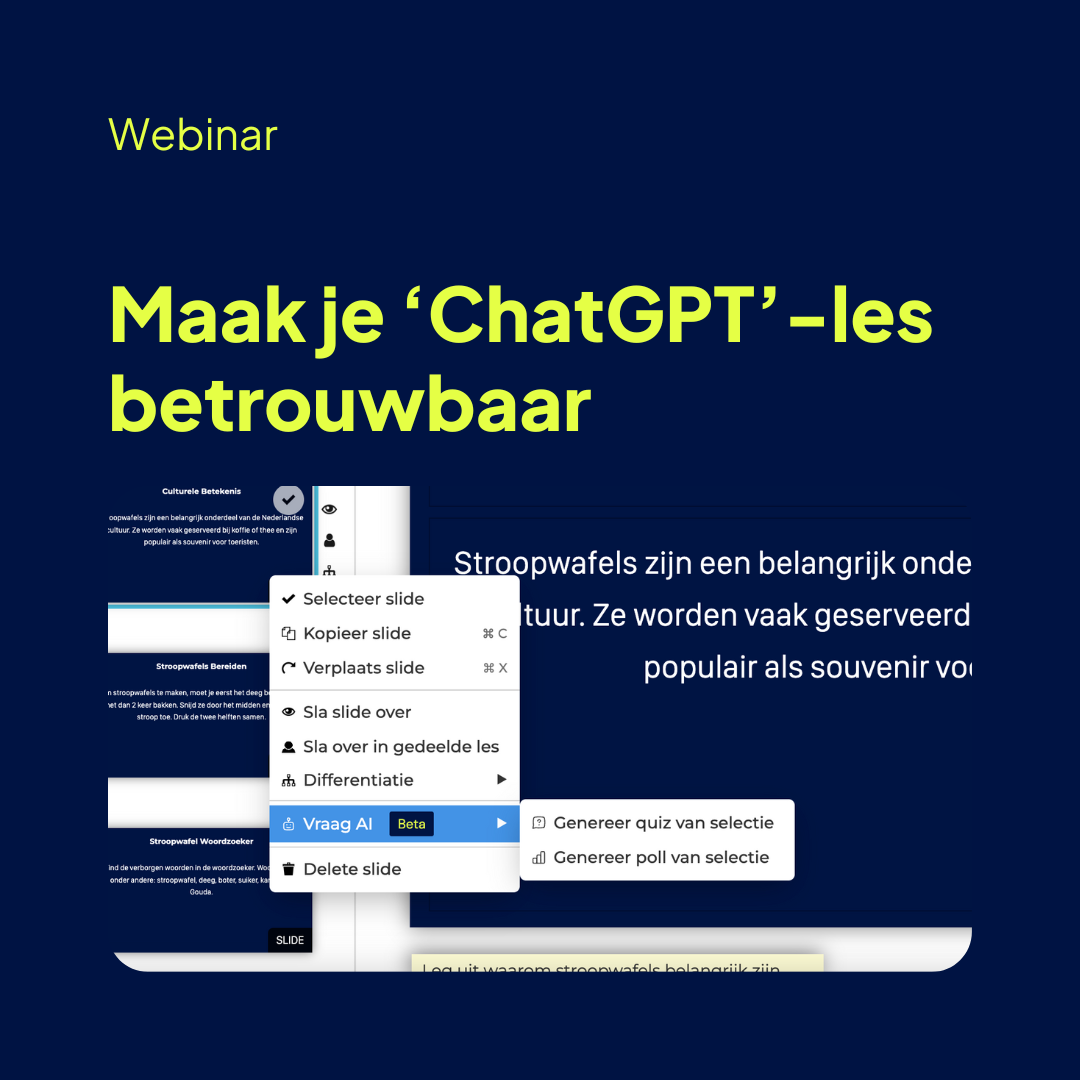 Webinar Over Onderwijs Volgen? LessonUp Heeft Er Verschillende!