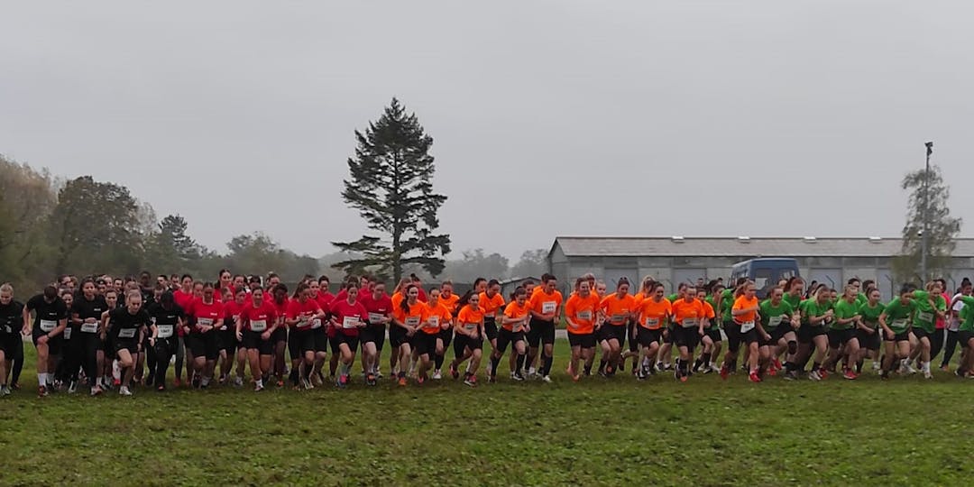 Le cross de l'école de Gendarmerie de Dijon a réuni 700 participants. (Crédit photo GEP)