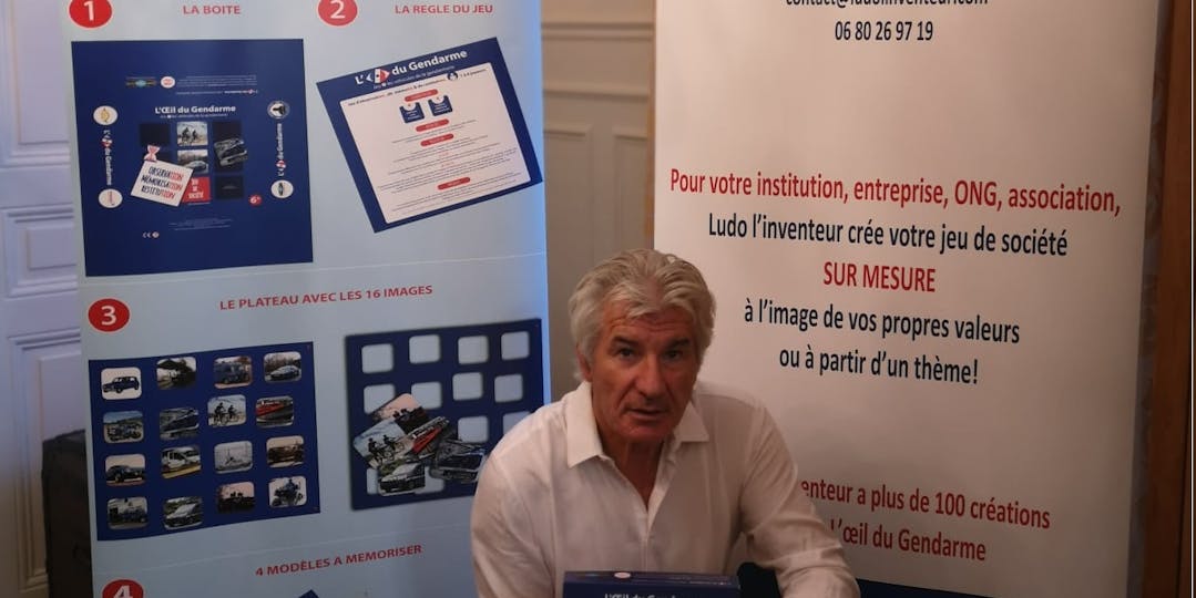 Un réserviste-citoyen Gendarmerie, Ludovic Emanuely, a créé et développé un jeu de société : L’Œil du Gendarme. 