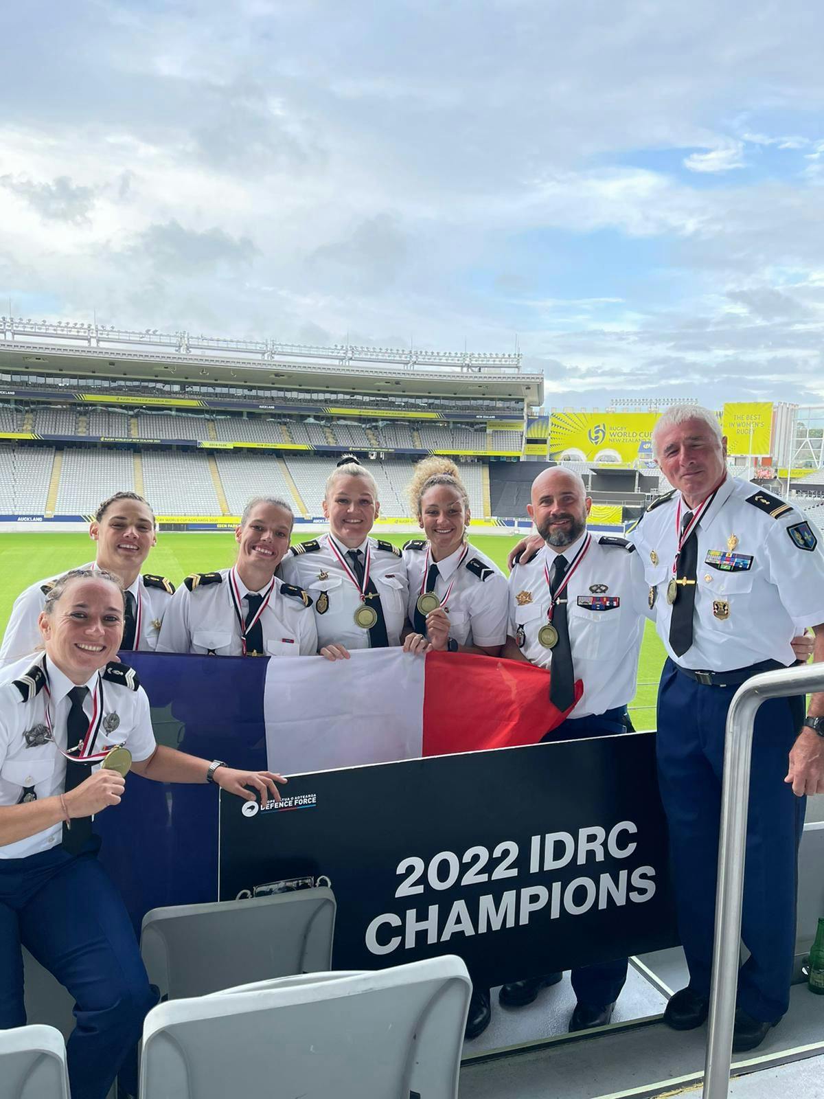 Les gendarmes présents, encadrement compris, lors de cette coupe du monde. (Photo: Equipe de France militaire)