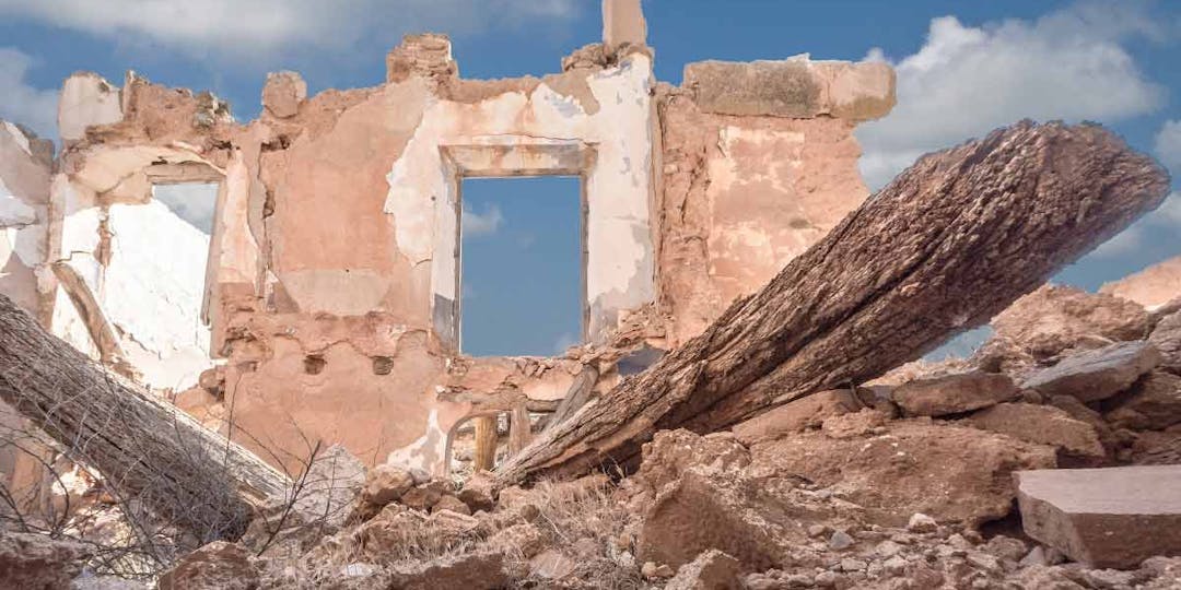 Les décombres d'un bâtiment détruit par des bombardements en Syrie. (illustration / Pixabay)