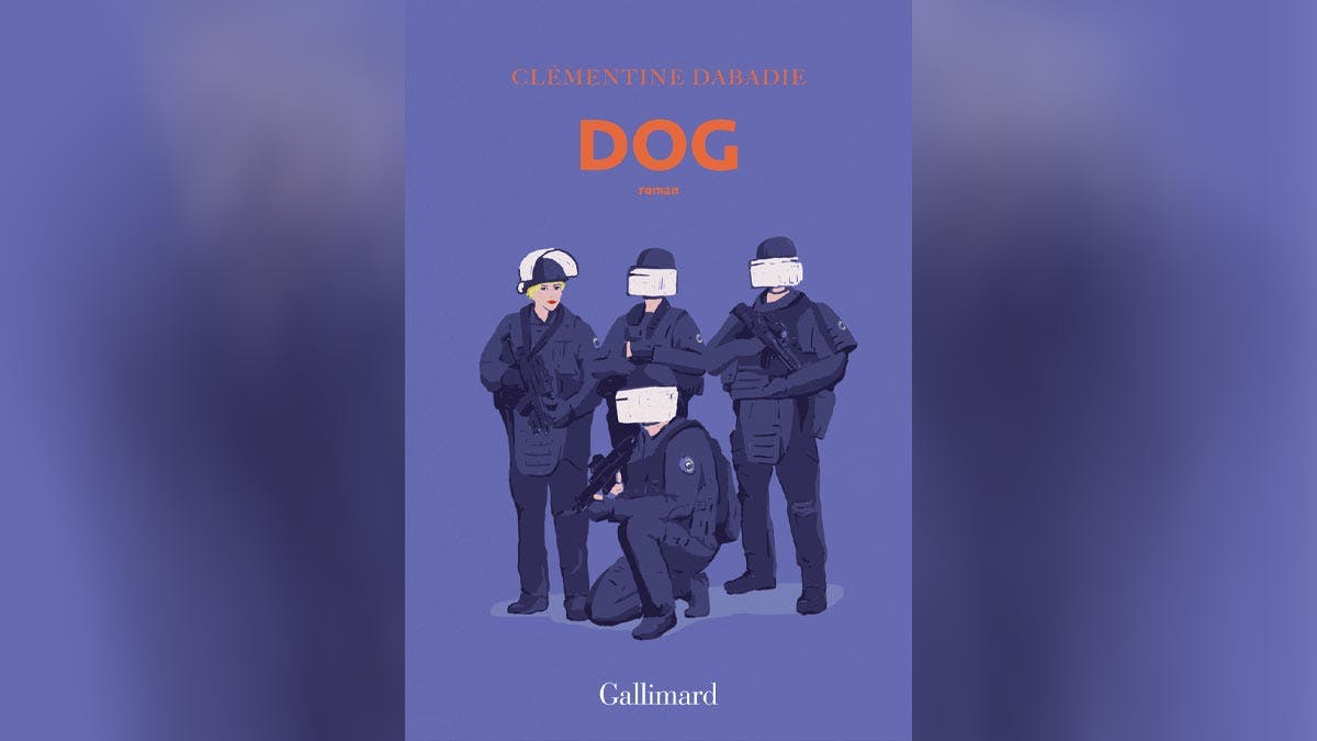 Couverture du roman "DOG" de Clémentine Dabadie (Gallimard, 2020).