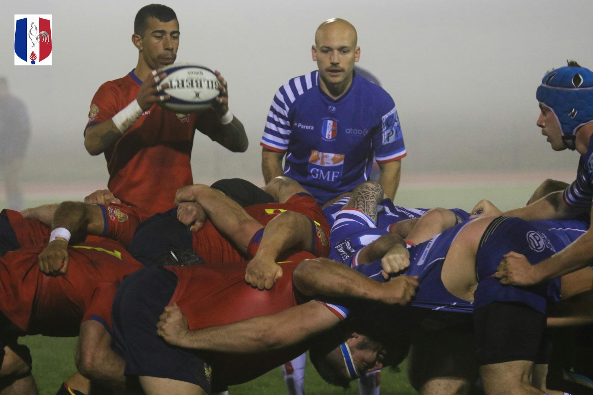 Les gendarmes tricolores ont battu l'Espagne 41-3 (photo : Stéphane Vignes) 