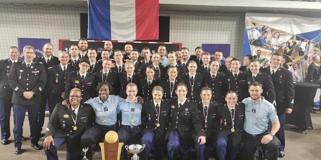 Les équipes de France de la Gendarmerie lors de la dernière édition du championnat de France militaire. (photo SC)