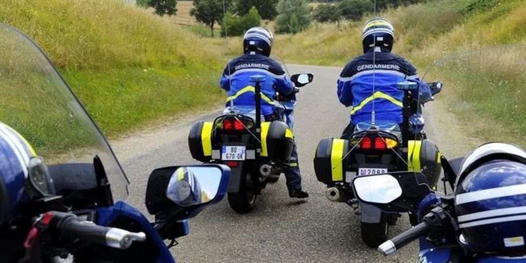 Le 2 janvier 2023 entre Réalville et Montricoux lors d’un banal contrôle de police - route menée par les motards du PMO de Bressols, un ado de 17 ans a pris tous les risques pour éviter d’être intercepté (Photo Gendarmerie)