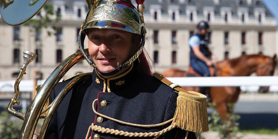 En vingt ans de  carrière, l’adjudant  Lannoy a participé  à presque autant  de 14 Juillet. (Photo : MG/L'Essor)