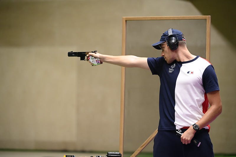 Jean Quiquampoix a aussi égalé le record olympique (crédit photo : CNOSF/KMSP)