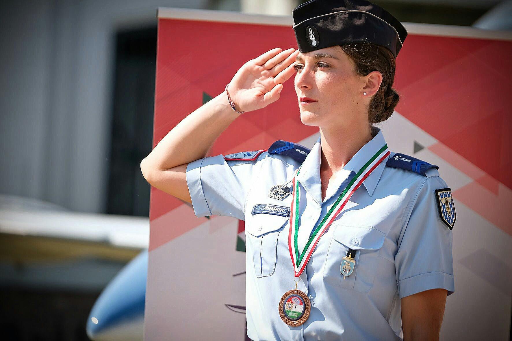 La gendarme Ollivier de Pury espère revenir de Sibérie avec une médaille (crédit photo : DR)