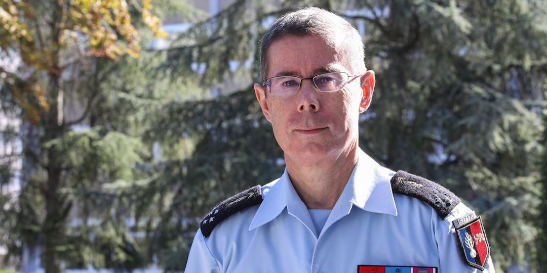 Le général de corps d'armée André Pétillot, nommé le 17 janvier 2023, major général de la Gendarmerie.
