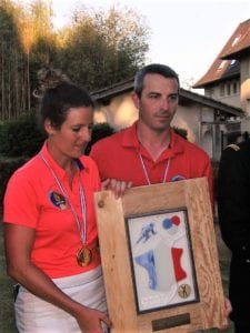 Golf Les champions Marine Riguidel et Frédéric Alba (Photo A.V/L'Essor).