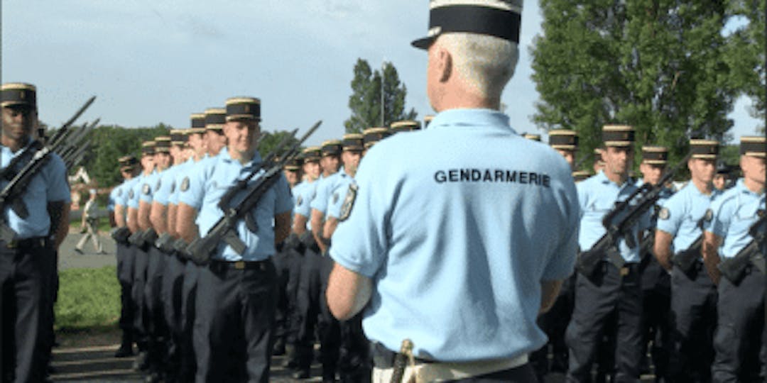 Officier et sous-officiers de la Gendarmerie. (Photo: ND/L'Essor)   