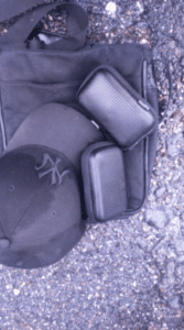 Le sac contenant le plomb. Crédit photo: Gendarmerie.