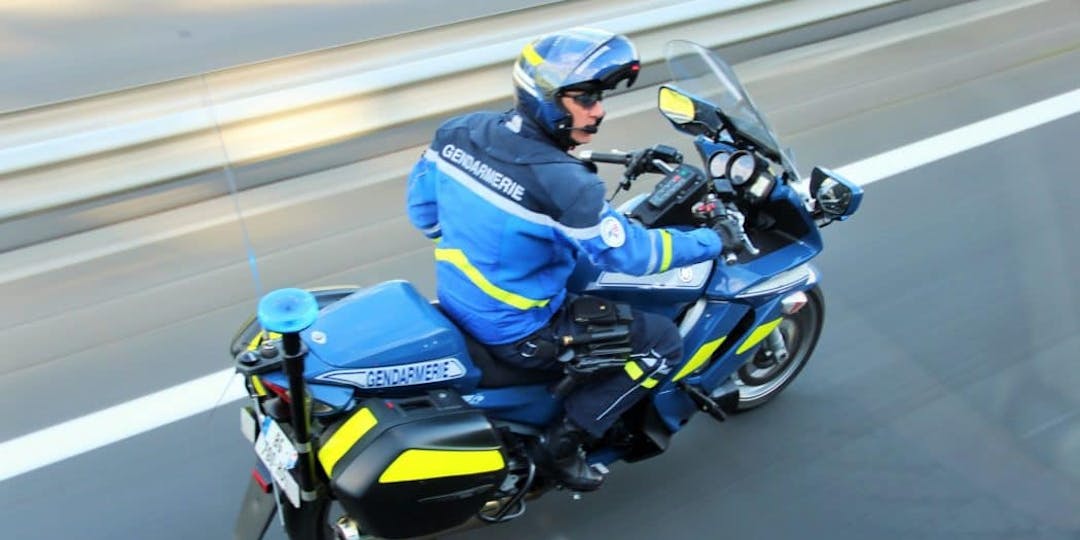 Surpantalon de pluie de motard - Gendarme
