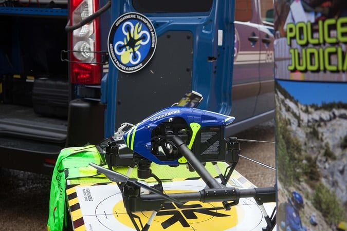 Drones de la section de recherches de la Gendarmerie des transports aériens2 (GTA)