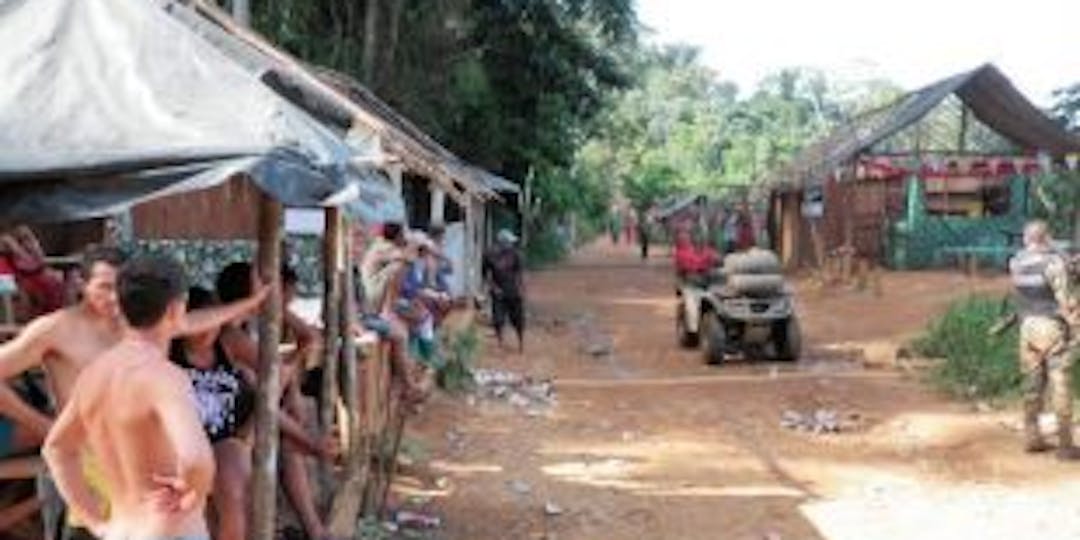 Le militaire a été reconnu puis agressé dans la commune de Saint-Georges, située à l'est de la Guyane (photo-archives : L'Essor)