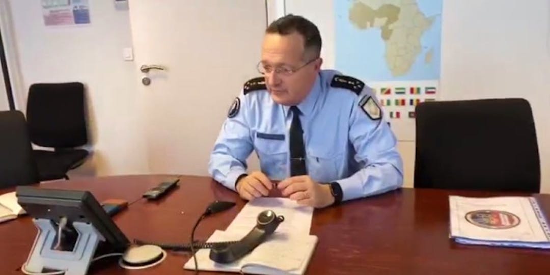 Christian Rodriguez, le directeur général de la Gendarmerie nationale.