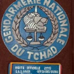 L'écusson de la Gendarmerie du Tchad.