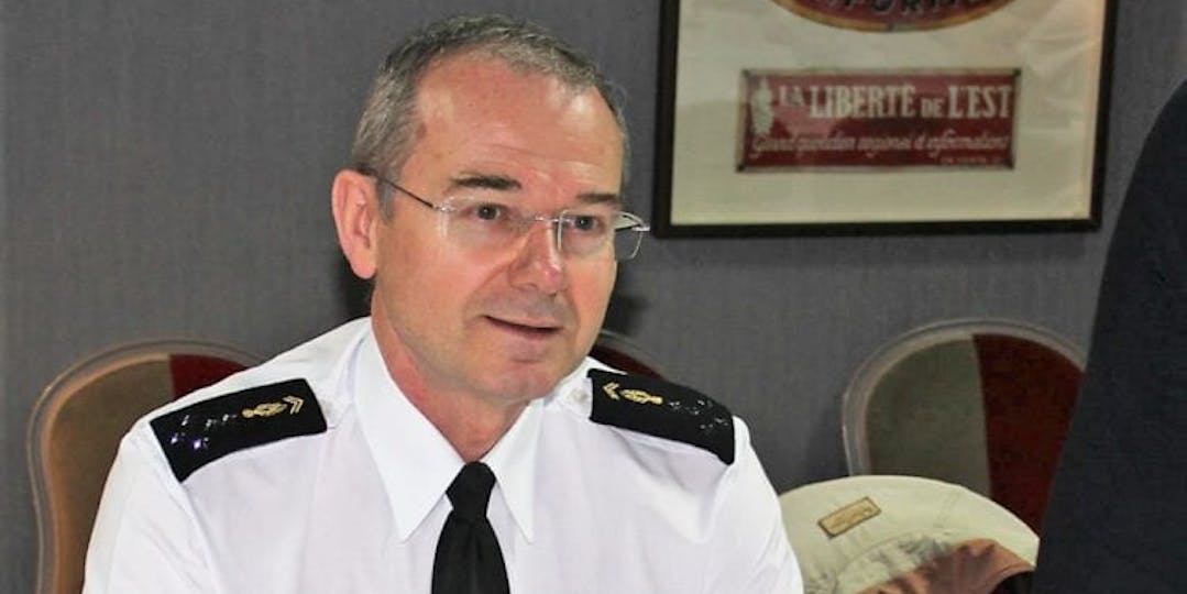 Le général d'armée Richard Lizurey, directeur général de la Gendarmerie nationale de 2016 à 2019. 