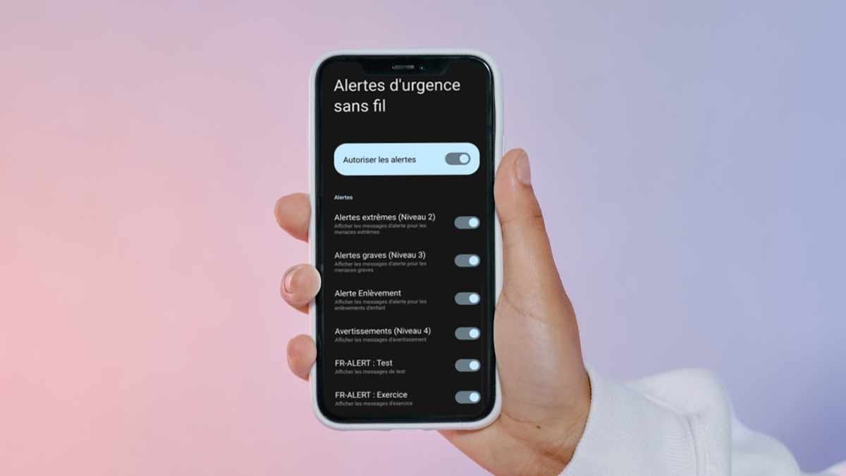 Il est possible de paramétrer les alertes reçues sur son téléphone en activant ou désactivant certaines d'entre elles. (Image d'illustration - LP/L'Essor)