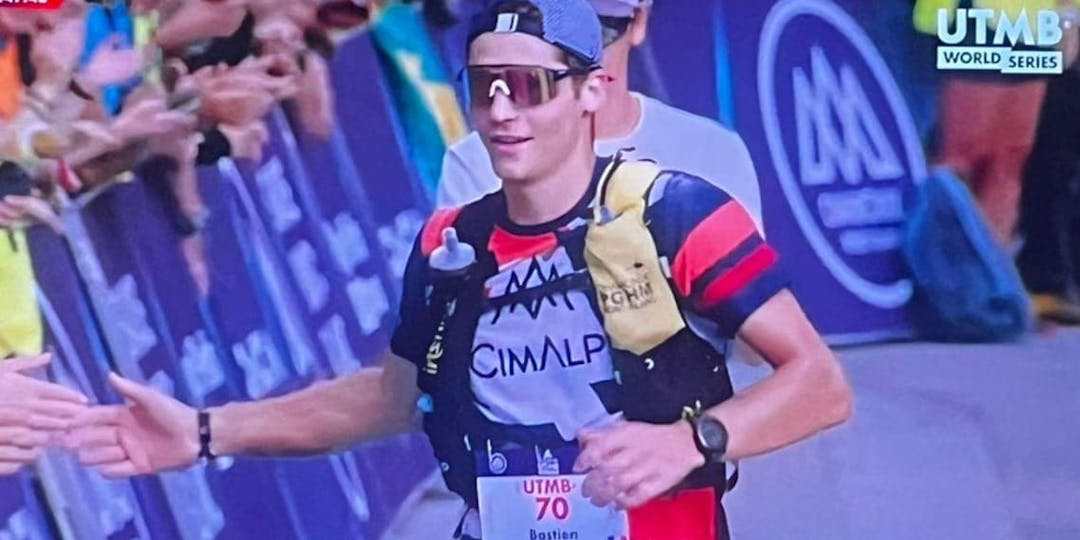 Le gendarme Bastien Fleury était chez lui sur cette course de l'UTMB.