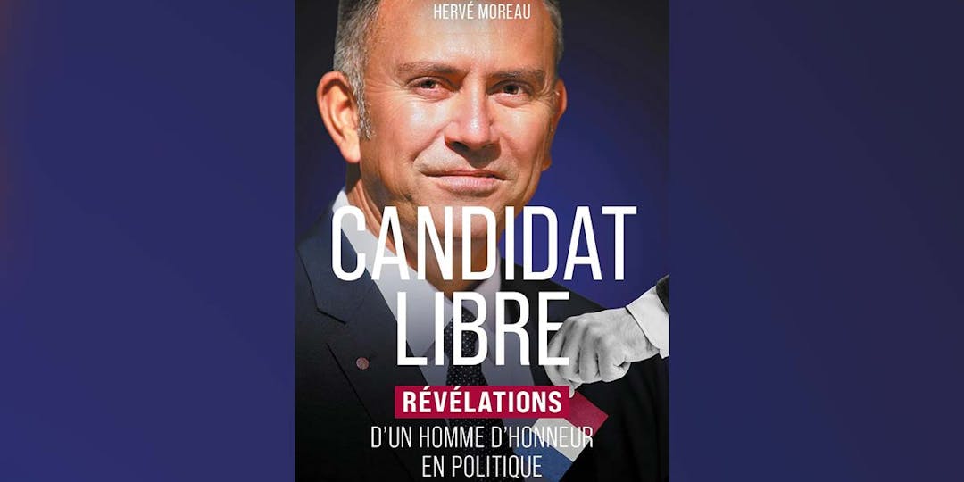 La couverture du nouveau livre auto-édité du capitaine Hervé Moreau, "Candidat libre" (2022).