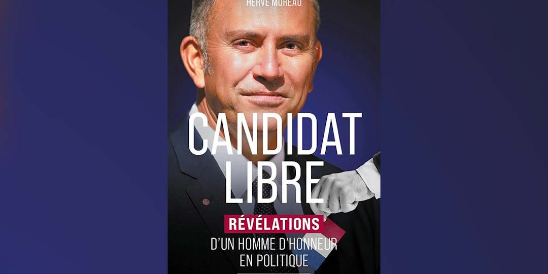 La couverture du nouveau livre auto-édité du capitaine Hervé Moreau, "Candidat libre" (2022).