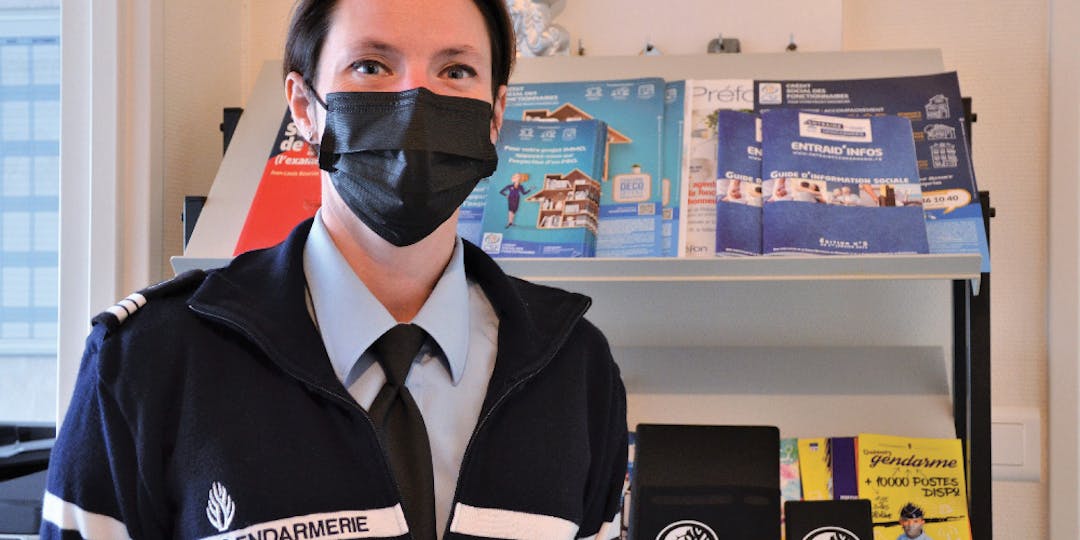 La capitaine Flavie Guignouard (Photo : L.Picard/L'Essor).