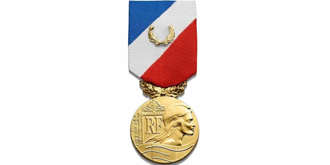 La médaille de la sécurité intérieure, échelon or. (Photo: Monnaie de Paris)