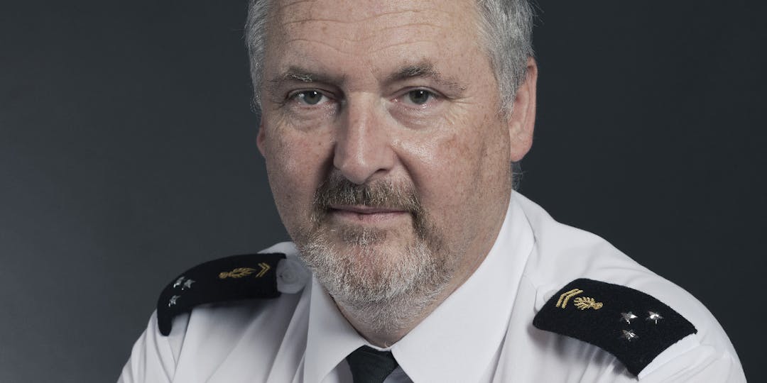  Le général de division Marc Boget, commandant de la gendarmerie dans le cyberespace (Photo: Gendarmerie).