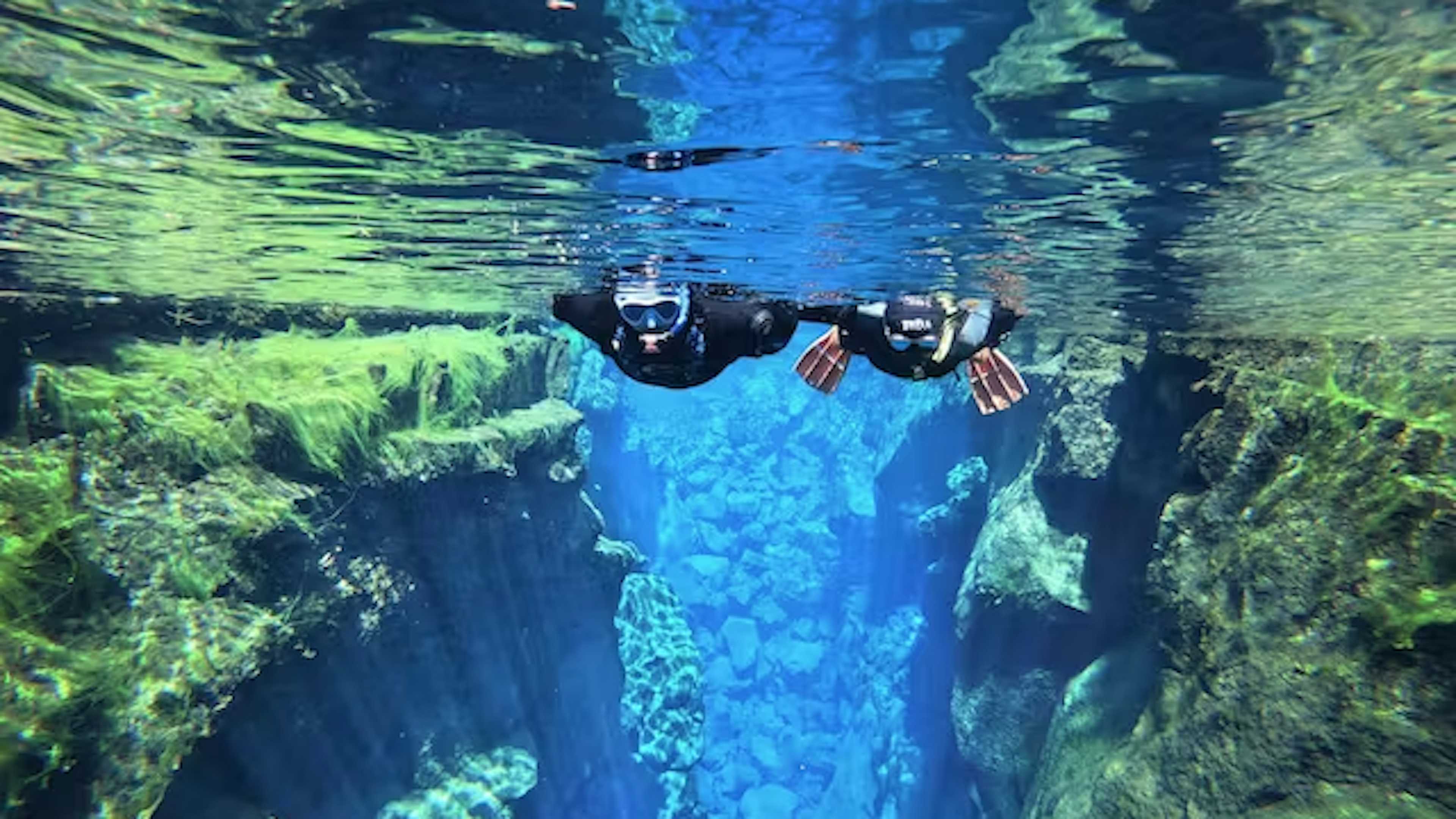 Snorkeling in Silfra