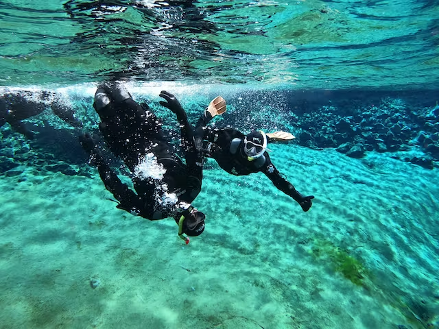 Snorkeling in Silfra