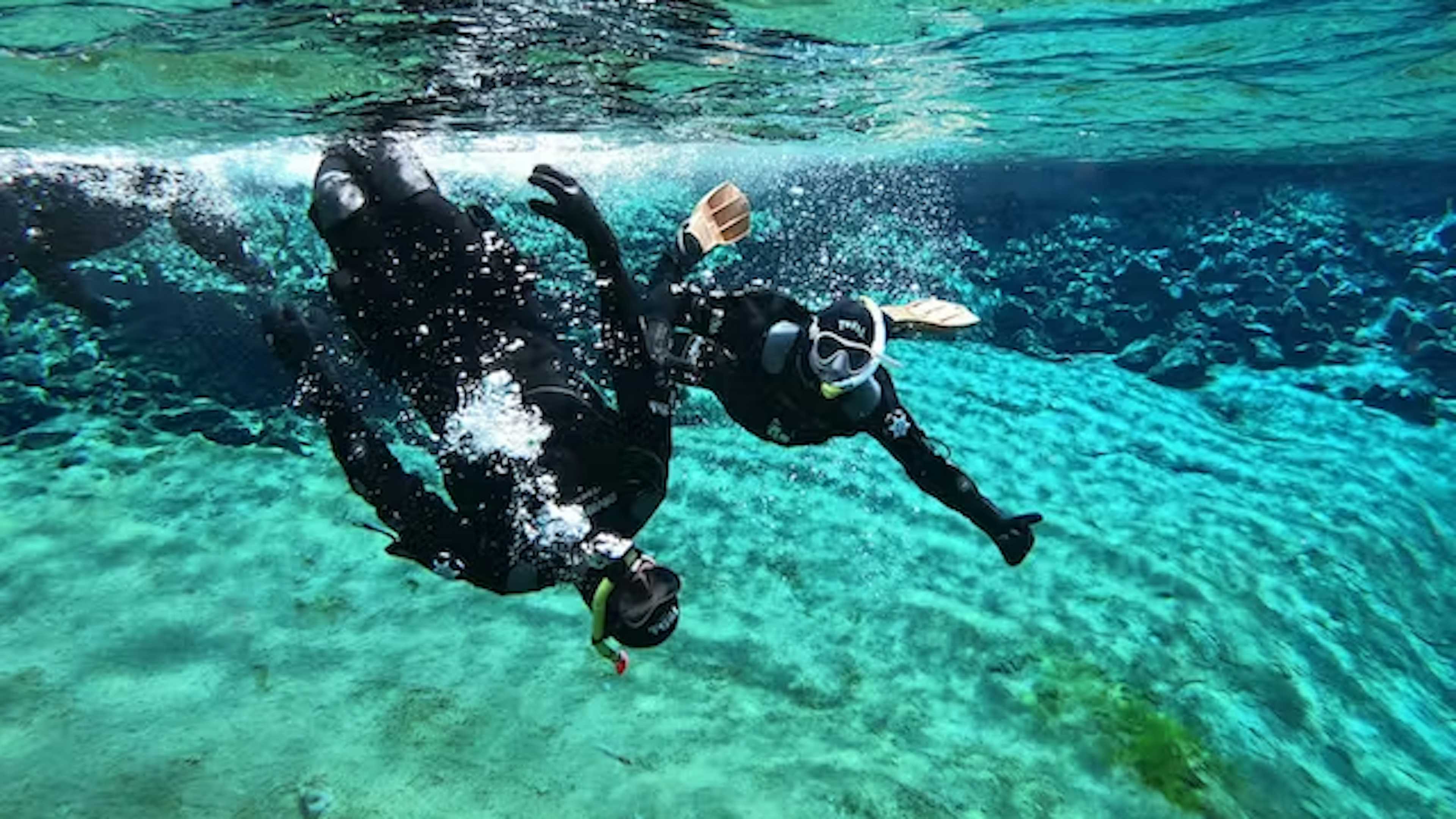 Snorkeling in Silfra