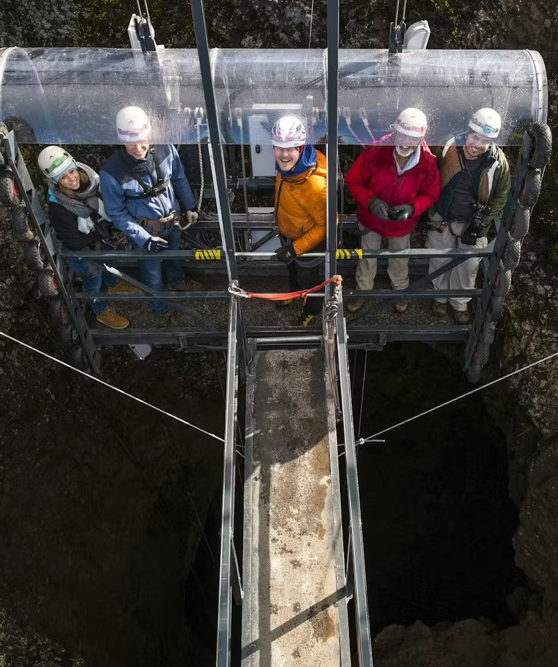 Inside The Volcano Elevator