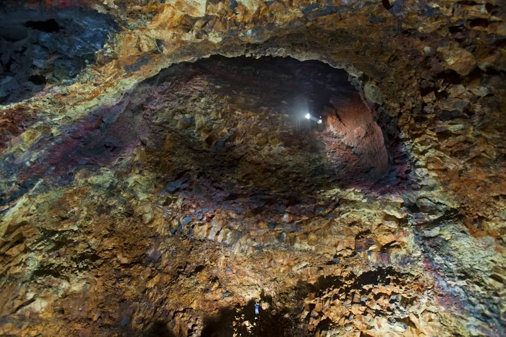 Inside the Volcano light
