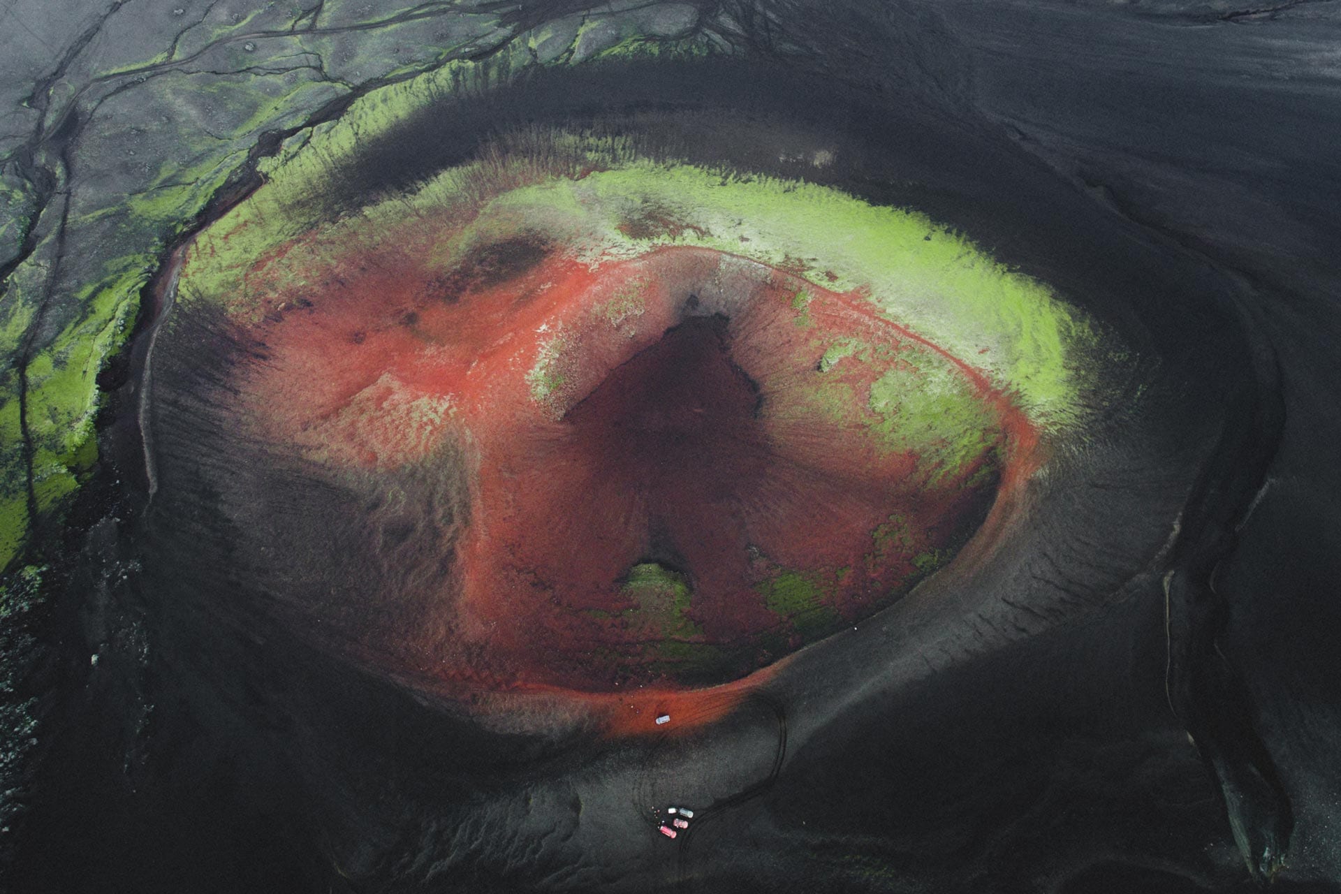 Highlands Iceland Drone