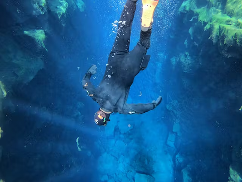 Snorkeling in Silfra